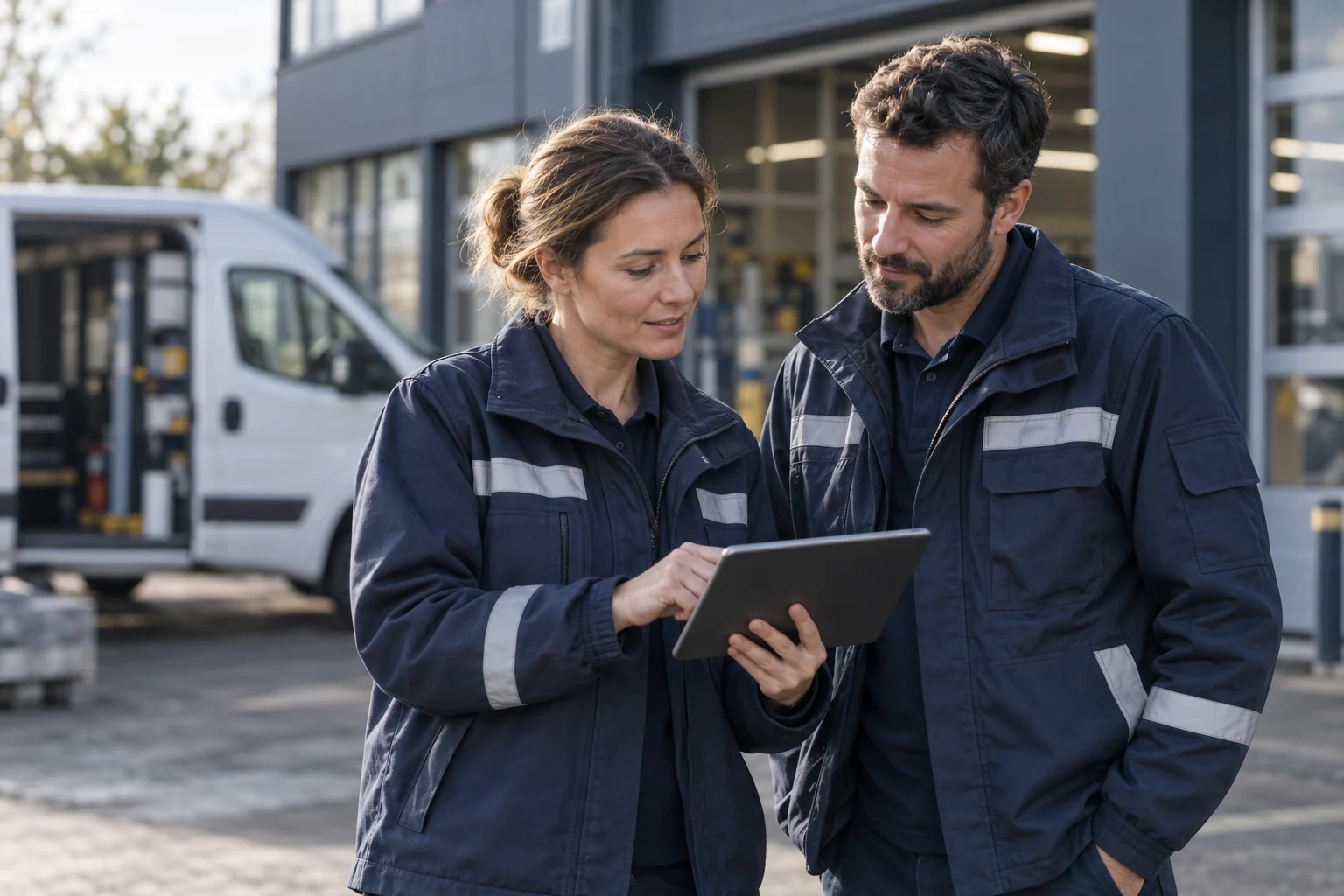Field team using VOLENG Workforce and HR